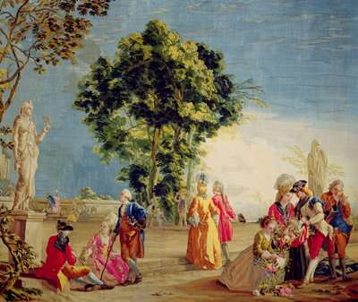 Walk in the Buen Retiro by Antonio Castillo